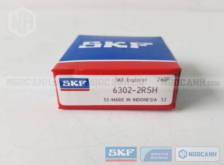 Vòng bi SKF 6302-2RSH chính hãng phân phối bởi SKF Ngọc Anh - Đại lý ủy quyền SKF