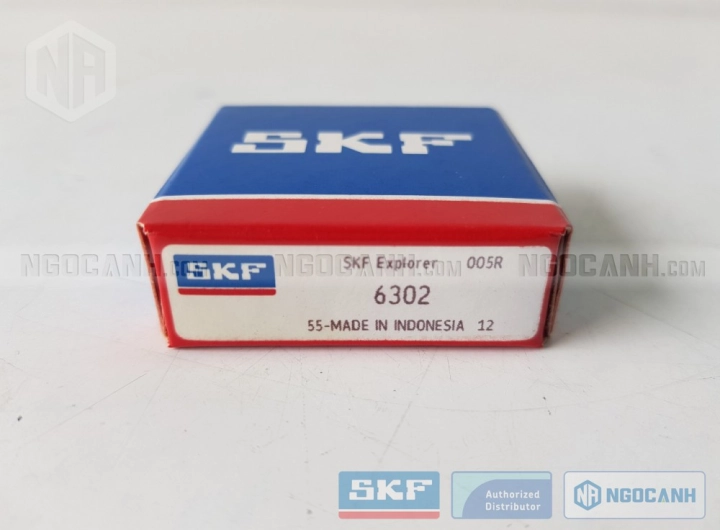 Vòng bi SKF 6302 chính hãng phân phối bởi SKF Ngọc Anh - Đại lý ủy quyền SKF