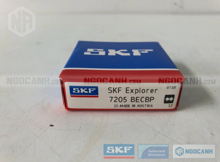 Vòng bi SKF 7205 BECBP chính hãng phân phối bởi SKF Ngọc Anh - Đại lý ủy quyền SKF