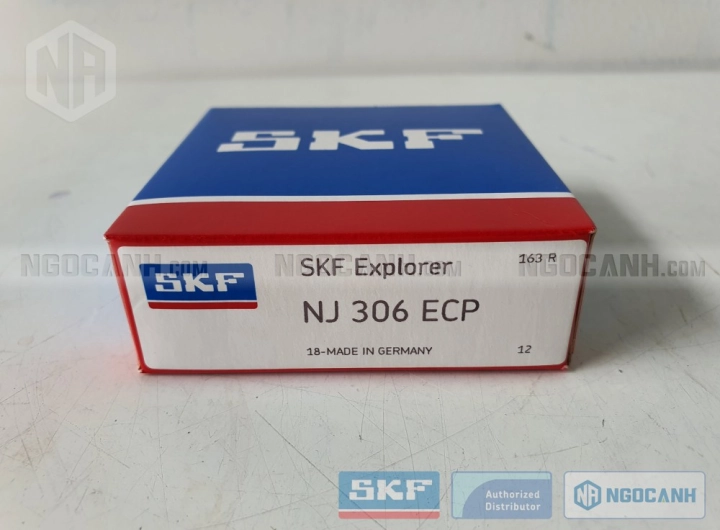 Vòng bi SKF NJ 306 ECP chính hãng phân phối bởi SKF Ngọc Anh - Đại lý ủy quyền SKF