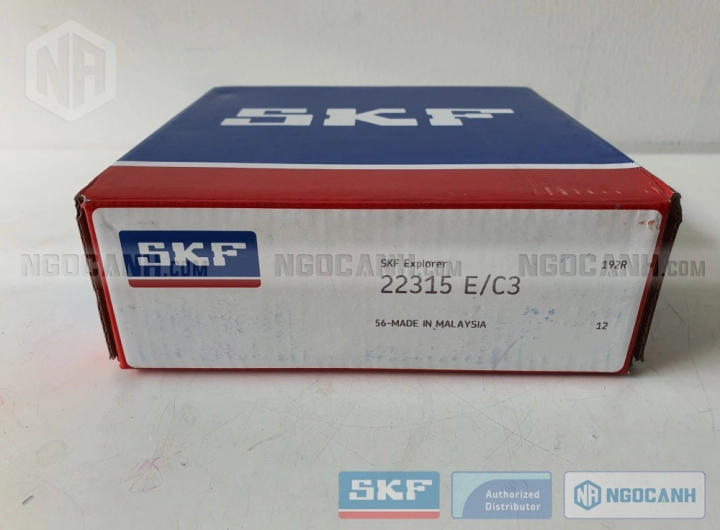 Vòng bi SKF 22315 E/C3 chính hãng phân phối bởi SKF Ngọc Anh - Đại lý ủy quyền SKF Vòng bi SKF 22315 E/C3 chính hãng phân phối bởi SKF Ngọc Anh - Đại lý ủy quyền SKF