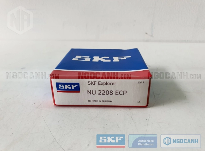 Vòng bi SKF NU 2208 ECP chính hãng phân phối bởi SKF Ngọc Anh - Đại lý ủy quyền SKF