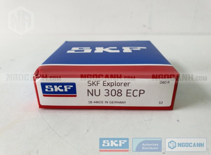 Vòng bi SKF NU 308 ECP chính hãng phân phối bởi SKF Ngọc Anh - Đại lý ủy quyền SKF