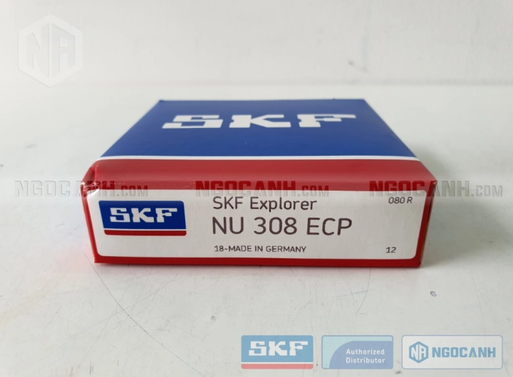 Vòng bi SKF NU 308 ECP chính hãng phân phối bởi SKF Ngọc Anh - Đại lý ủy quyền SKF Vòng bi SKF NU 308 ECP chính hãng phân phối bởi SKF Ngọc Anh - Đại lý ủy quyền SKF