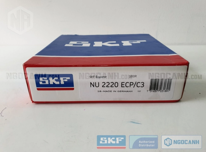 Vòng bi SKF NU 2220 ECP/C3 chính hãng phân phối bởi SKF Ngọc Anh - Đại lý ủy quyền SKF