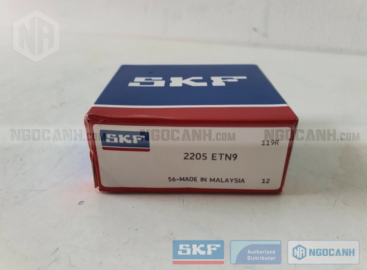 Vòng bi SKF 2205 ETN9 chính hãng phân phối bởi SKF Ngọc Anh - Đại lý ủy quyền SKF
