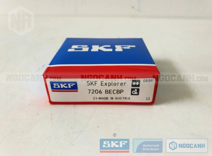 Vòng bi SKF 7206 BECBP chính hãng phân phối bởi SKF Ngọc Anh - Đại lý ủy quyền SKF Vòng bi SKF 7206 BECBP chính hãng phân phối bởi SKF Ngọc Anh - Đại lý ủy quyền SKF