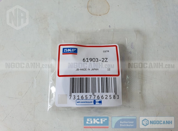 Vòng bi SKF 61903-2Z chính hãng phân phối bởi SKF Ngọc Anh - Đại lý ủy quyền SKF Vòng bi SKF 61903-2Z chính hãng phân phối bởi SKF Ngọc Anh - Đại lý ủy quyền SKF
