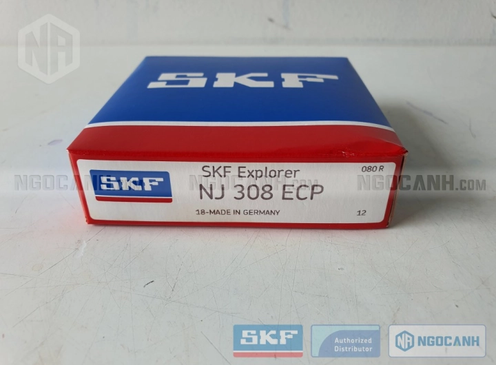 Vòng bi SKF NJ 308 ECP chính hãng phân phối bởi SKF Ngọc Anh - Đại lý ủy quyền SKF