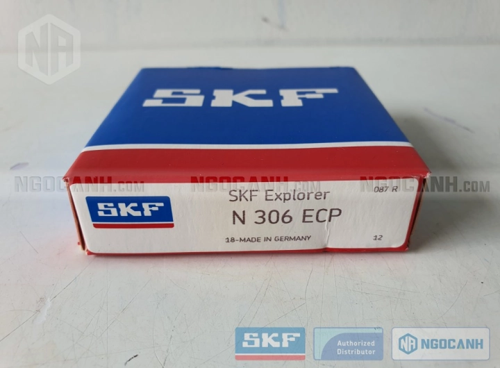 Vòng bi SKF N 306 ECP chính hãng phân phối bởi SKF Ngọc Anh - Đại lý ủy quyền SKF