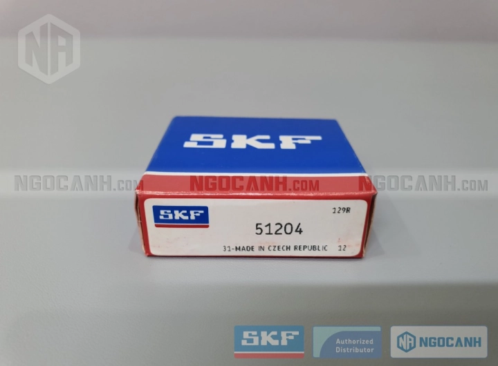 Vòng bi SKF 51204 chính hãng phân phối bởi SKF Ngọc Anh - Đại lý ủy quyền SKF