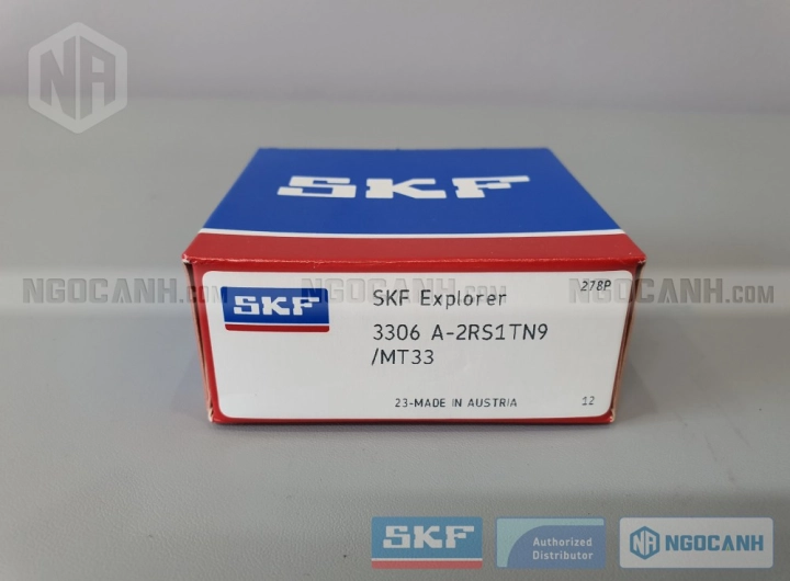 Vòng bi SKF 3306 A-2RS1TN9/MT33 chính hãng phân phối bởi SKF Ngọc Anh - Đại lý ủy quyền SKF