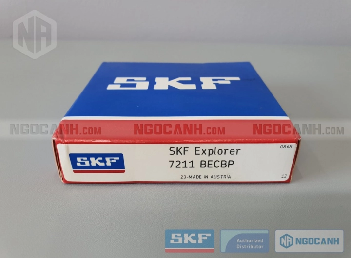 Vòng bi SKF 7211 BECBP chính hãng phân phối bởi SKF Ngọc Anh - Đại lý ủy quyền SKF