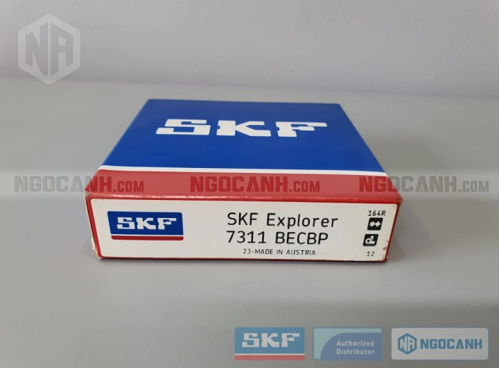 Vòng bi SKF 7311 BECBP chính hãng phân phối bởi SKF Ngọc Anh - Đại lý ủy quyền SKF Vòng bi SKF 7311 BECBP chính hãng phân phối bởi SKF Ngọc Anh - Đại lý ủy quyền SKF