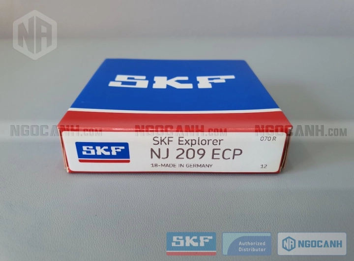 Vòng bi SKF NJ 209 ECP chính hãng phân phối bởi SKF Ngọc Anh - Đại lý ủy quyền SKF