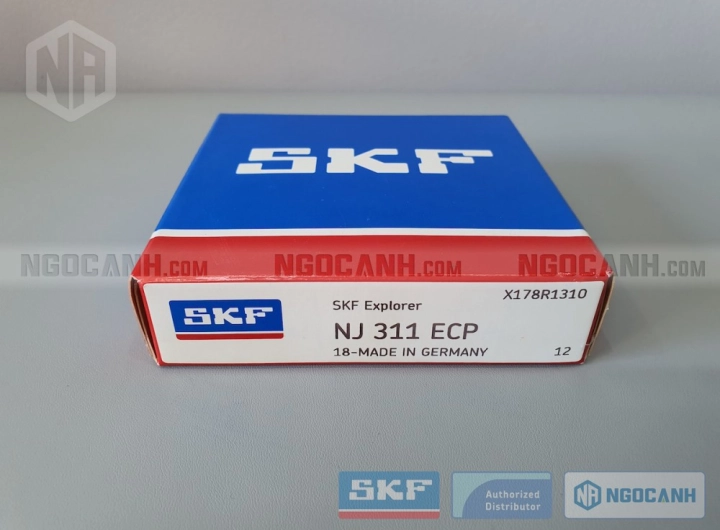 Vòng bi SKF NJ 311 ECP chính hãng phân phối bởi SKF Ngọc Anh - Đại lý ủy quyền SKF