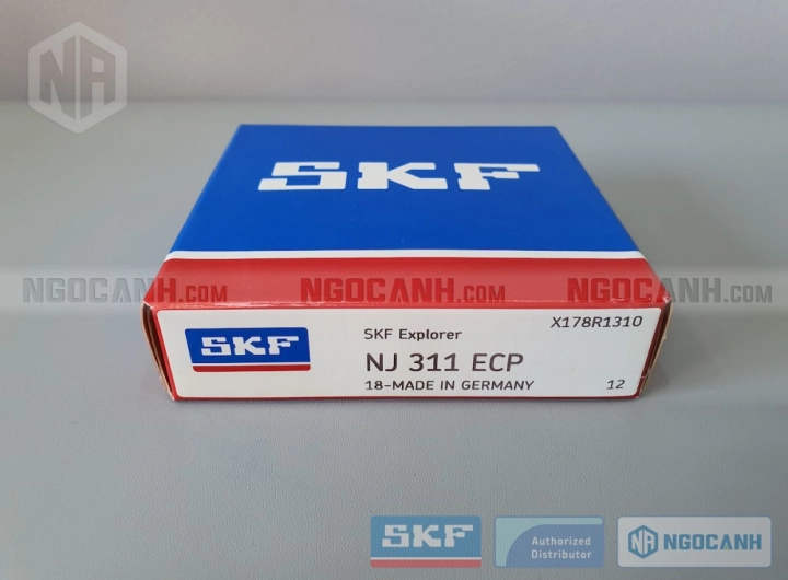 Vòng bi SKF NJ 311 ECP chính hãng phân phối bởi SKF Ngọc Anh - Đại lý ủy quyền SKF Vòng bi SKF NJ 311 ECP chính hãng phân phối bởi SKF Ngọc Anh - Đại lý ủy quyền SKF