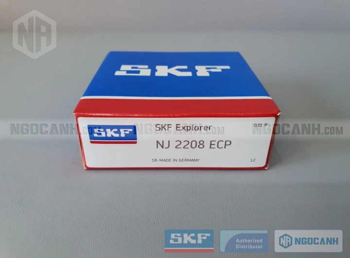 Vòng bi SKF NJ 2208 ECP chính hãng phân phối bởi SKF Ngọc Anh - Đại lý ủy quyền SKF Vòng bi SKF NJ 2208 ECP chính hãng phân phối bởi SKF Ngọc Anh - Đại lý ủy quyền SKF