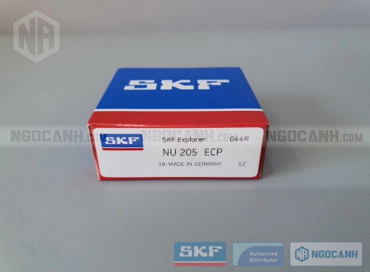 Vòng bi SKF NU 205 ECP chính hãng phân phối bởi SKF Ngọc Anh - Đại lý ủy quyền SKF