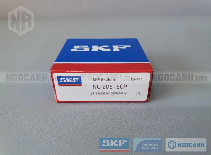 Vòng bi SKF NU 205 ECP chính hãng phân phối bởi SKF Ngọc Anh - Đại lý ủy quyền SKF Vòng bi SKF NU 205 ECP chính hãng phân phối bởi SKF Ngọc Anh - Đại lý ủy quyền SKF