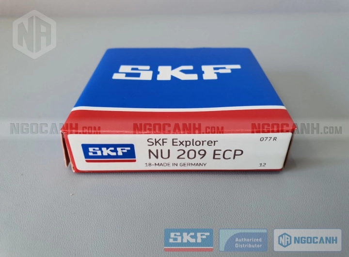 Vòng bi SKF NU 209 ECP chính hãng phân phối bởi SKF Ngọc Anh - Đại lý ủy quyền SKF