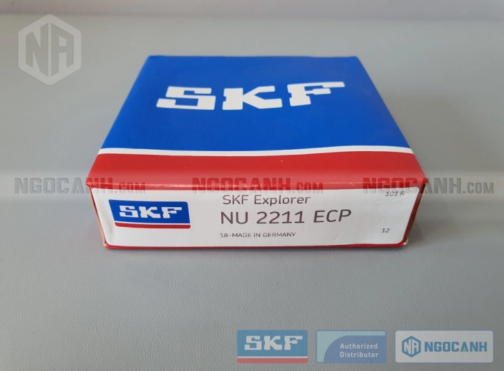 Vòng bi SKF NU 2211 ECP chính hãng phân phối bởi SKF Ngọc Anh - Đại lý ủy quyền SKF