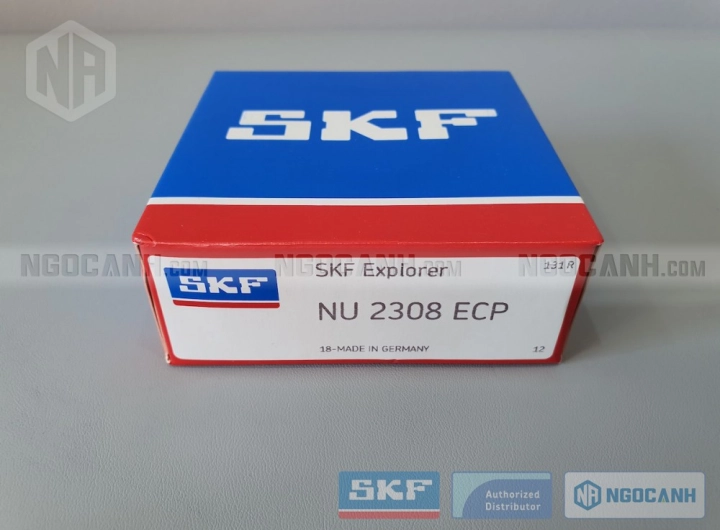 Vòng bi SKF NU 2308 ECP chính hãng phân phối bởi SKF Ngọc Anh - Đại lý ủy quyền SKF