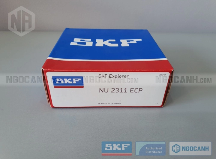 Vòng bi SKF NU 2311 ECP chính hãng phân phối bởi SKF Ngọc Anh - Đại lý ủy quyền SKF