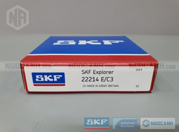 Vòng bi SKF 22214 E/C3 chính hãng phân phối bởi SKF Ngọc Anh - Đại lý ủy quyền SKF Vòng bi SKF 22214 E/C3 chính hãng phân phối bởi SKF Ngọc Anh - Đại lý ủy quyền SKF