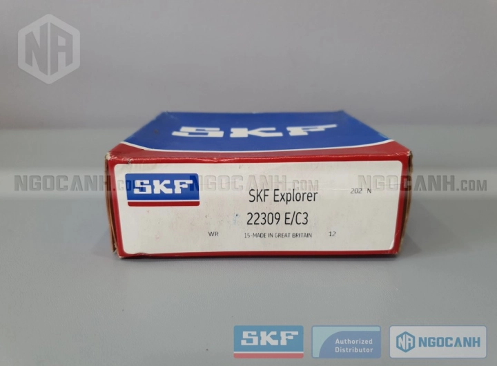 Vòng bi SKF 22309 E/C3 chính hãng phân phối bởi SKF Ngọc Anh - Đại lý ủy quyền SKF