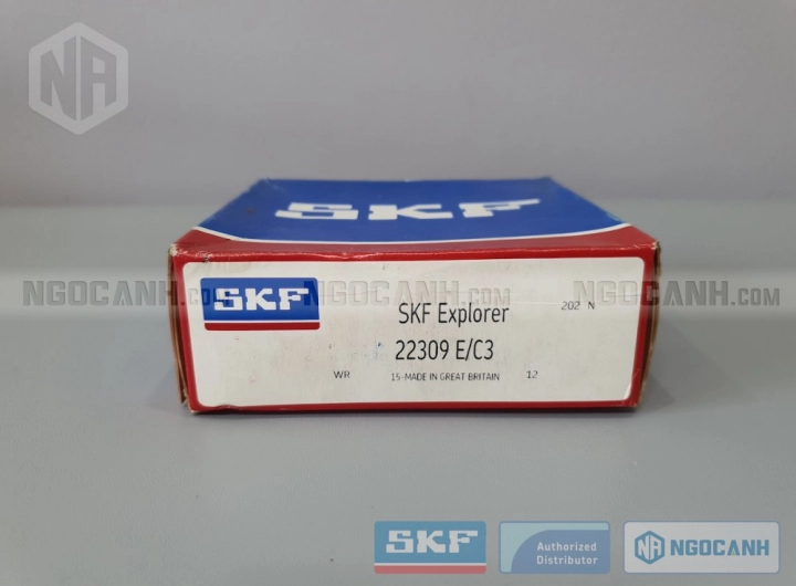 Vòng bi SKF 22309 E/C3 chính hãng phân phối bởi SKF Ngọc Anh - Đại lý ủy quyền SKF Vòng bi SKF 22309 E/C3 chính hãng phân phối bởi SKF Ngọc Anh - Đại lý ủy quyền SKF