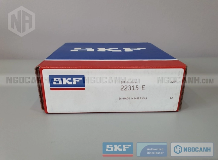 Vòng bi SKF 22315 E chính hãng phân phối bởi SKF Ngọc Anh - Đại lý ủy quyền SKF Vòng bi SKF 22315 E chính hãng phân phối bởi SKF Ngọc Anh - Đại lý ủy quyền SKF