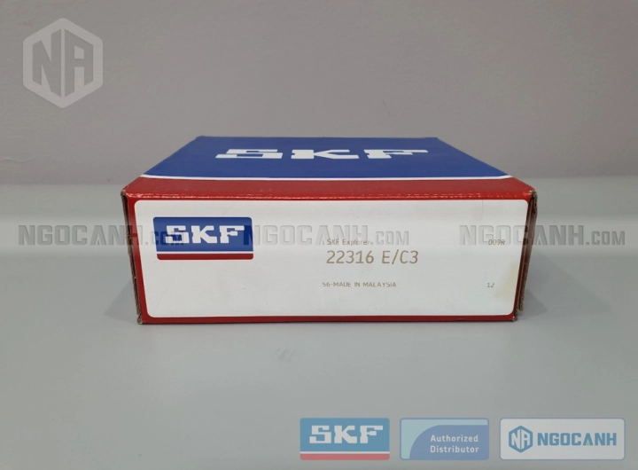 Vòng bi SKF 22316 E/C3 chính hãng phân phối bởi SKF Ngọc Anh - Đại lý ủy quyền SKF