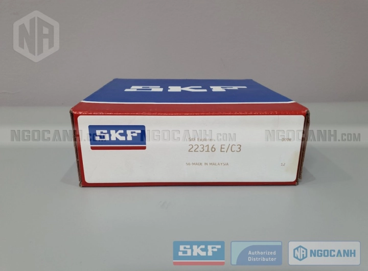 Vòng bi SKF 22316 E/C3 chính hãng phân phối bởi SKF Ngọc Anh - Đại lý ủy quyền SKF Vòng bi SKF 22316 E/C3 chính hãng phân phối bởi SKF Ngọc Anh - Đại lý ủy quyền SKF