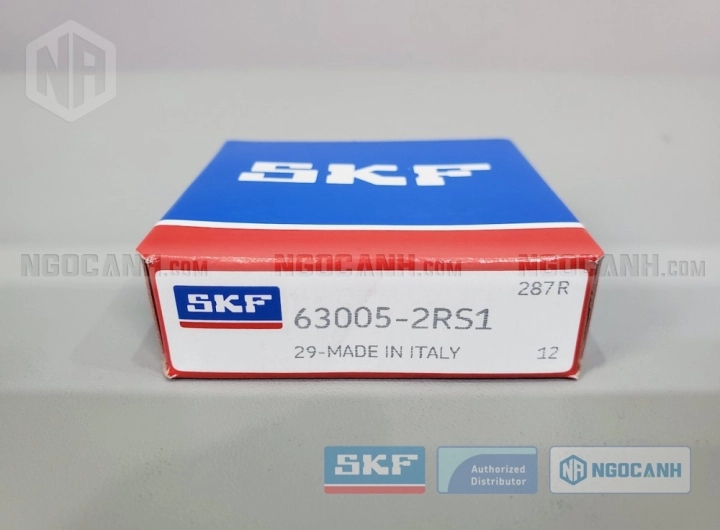Vòng bi SKF 63005-2RS1 chính hãng phân phối bởi SKF Ngọc Anh - Đại lý ủy quyền SKF