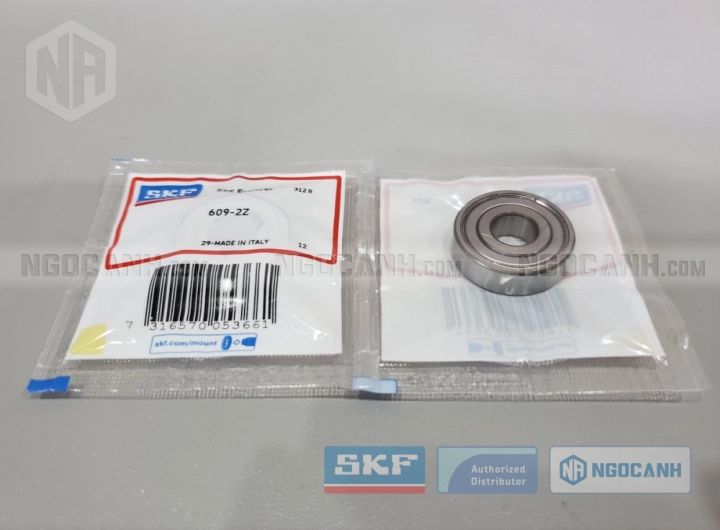 Vòng bi SKF 609-2Z chính hãng phân phối bởi SKF Ngọc Anh - Đại lý ủy quyền SKF Vòng bi SKF 609-2Z chính hãng phân phối bởi SKF Ngọc Anh - Đại lý ủy quyền SKF