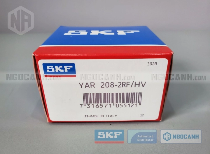 Vòng bi SKF YAR 208-2RF/HV chính hãng phân phối bởi SKF Ngọc Anh - Đại lý ủy quyền SKF