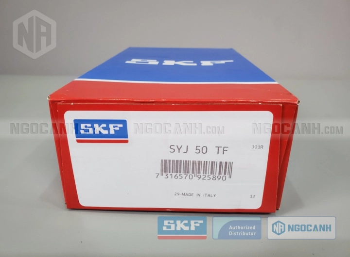 Gối đỡ SKF SYJ 50 TF chính hãng phân phối bởi SKF Ngọc Anh - Đại lý ủy quyền SKF