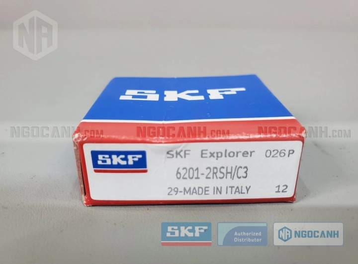 Vòng bi SKF 6201-2RSH/C3 chính hãng phân phối bởi SKF Ngọc Anh - Đại lý ủy quyền SKF