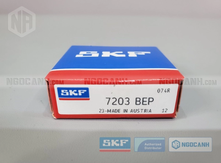 Vòng bi SKF 7203 BEP chính hãng phân phối bởi SKF Ngọc Anh - Đại lý ủy quyền SKF Vòng bi SKF 7203 BEP chính hãng phân phối bởi SKF Ngọc Anh - Đại lý ủy quyền SKF