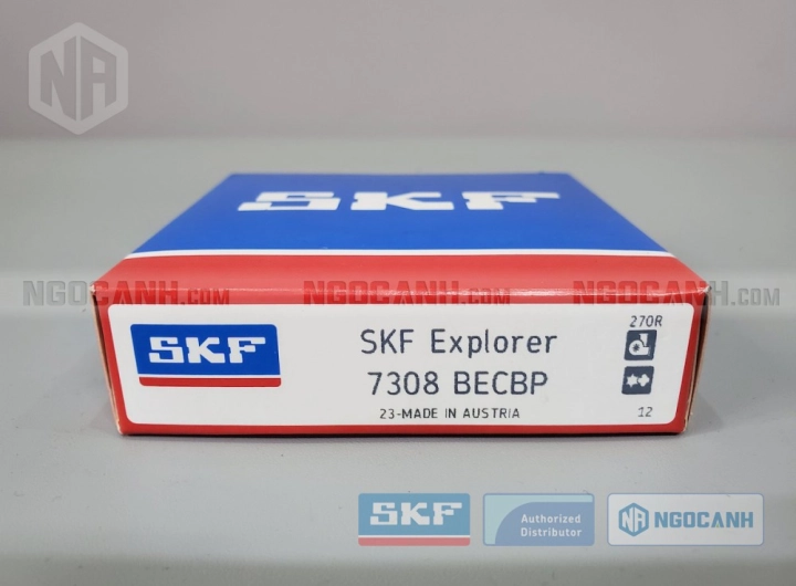 Vòng bi SKF 7308 BECBP chính hãng phân phối bởi SKF Ngọc Anh - Đại lý ủy quyền SKF
