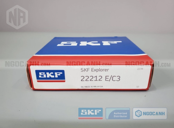 Vòng bi SKF 22212 E/C3 chính hãng phân phối bởi SKF Ngọc Anh - Đại lý ủy quyền SKF