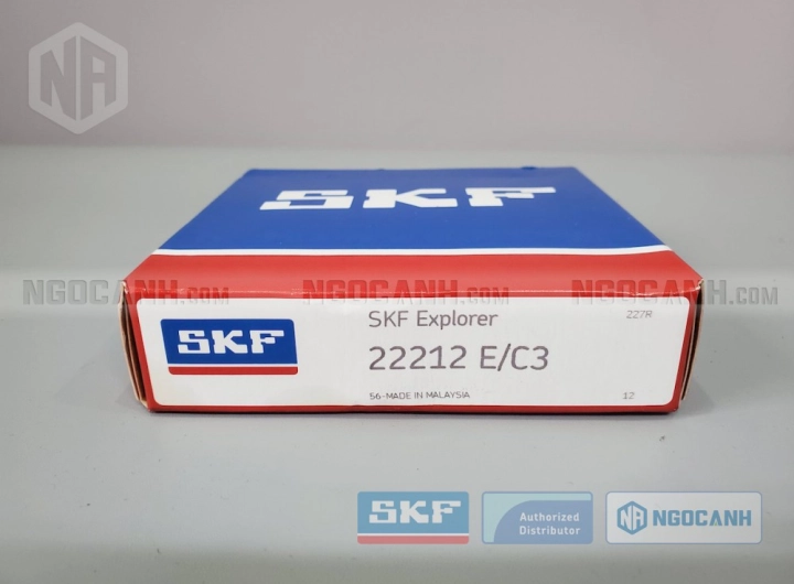 Vòng bi SKF 22212 E/C3 chính hãng phân phối bởi SKF Ngọc Anh - Đại lý ủy quyền SKF Vòng bi SKF 22212 E/C3 chính hãng phân phối bởi SKF Ngọc Anh - Đại lý ủy quyền SKF