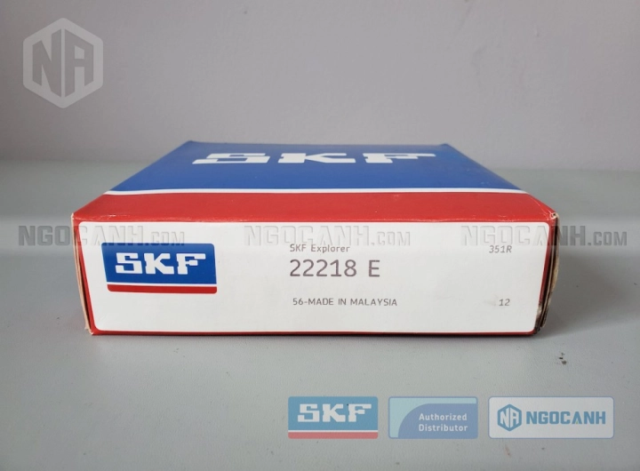 Vòng bi SKF 22218 E chính hãng phân phối bởi SKF Ngọc Anh - Đại lý ủy quyền SKF Vòng bi SKF 22218 E chính hãng phân phối bởi SKF Ngọc Anh - Đại lý ủy quyền SKF