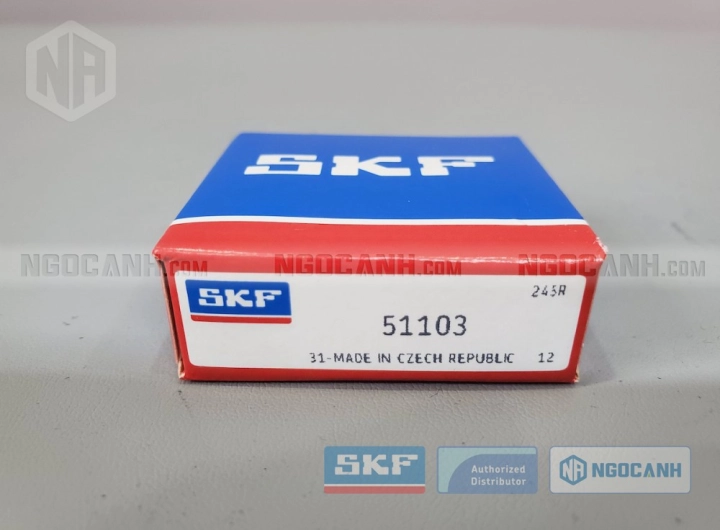 Vòng bi SKF 51103 chính hãng phân phối bởi SKF Ngọc Anh - Đại lý ủy quyền SKF