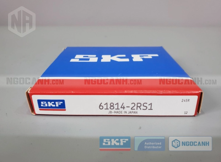 Vòng bi SKF 61814-2RS1 chính hãng phân phối bởi SKF Ngọc Anh - Đại lý ủy quyền SKF