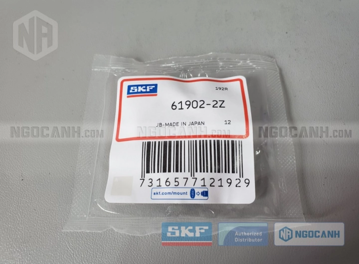 Vòng bi SKF 61902-2Z chính hãng phân phối bởi SKF Ngọc Anh - Đại lý ủy quyền SKF