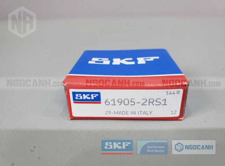 Vòng bi SKF 61905-2RS1 chính hãng phân phối bởi SKF Ngọc Anh - Đại lý ủy quyền SKF