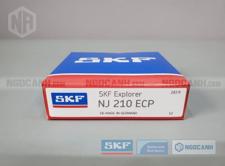 Vòng bi SKF NJ 210 ECP chính hãng phân phối bởi SKF Ngọc Anh - Đại lý ủy quyền SKF