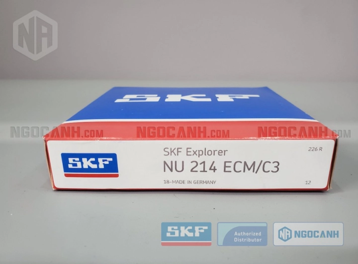 Vòng bi SKF NU 214 ECM/C3 chính hãng phân phối bởi SKF Ngọc Anh - Đại lý ủy quyền SKF
